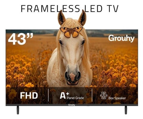 تلفزيون جروهي 43 بوصة ليد بدون اطار- GLD43NAV2